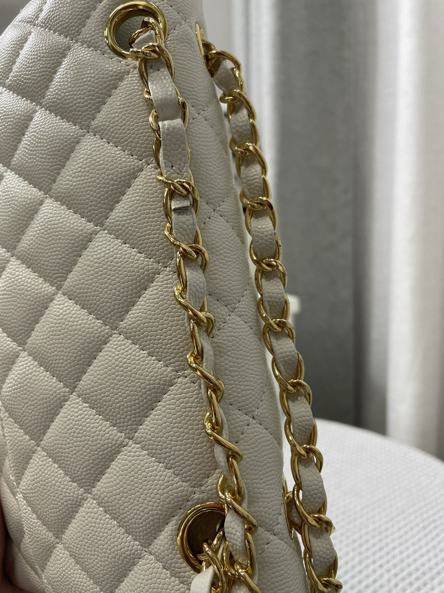 Chanle Small Classic Handbag Gold Hardware