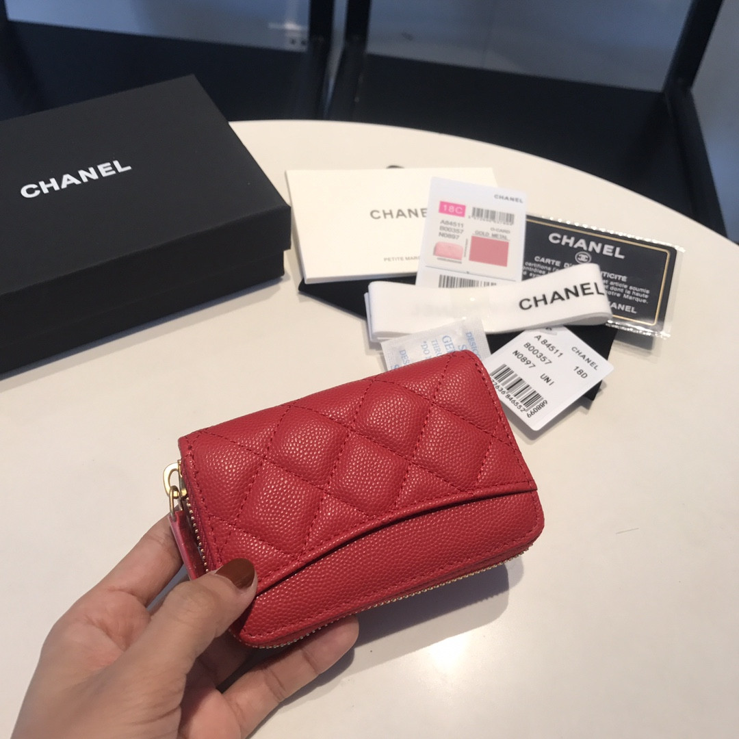 Chanle Zipped Wallet