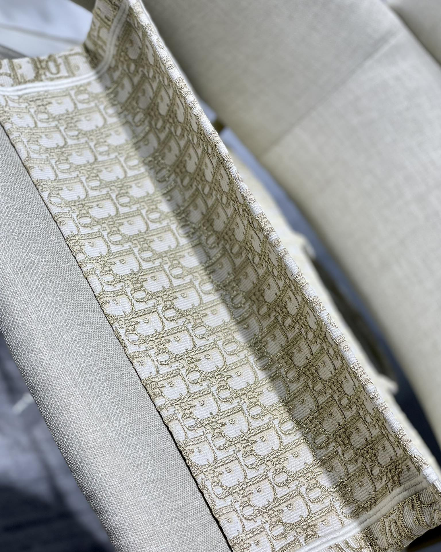 Large Dior Book Tote