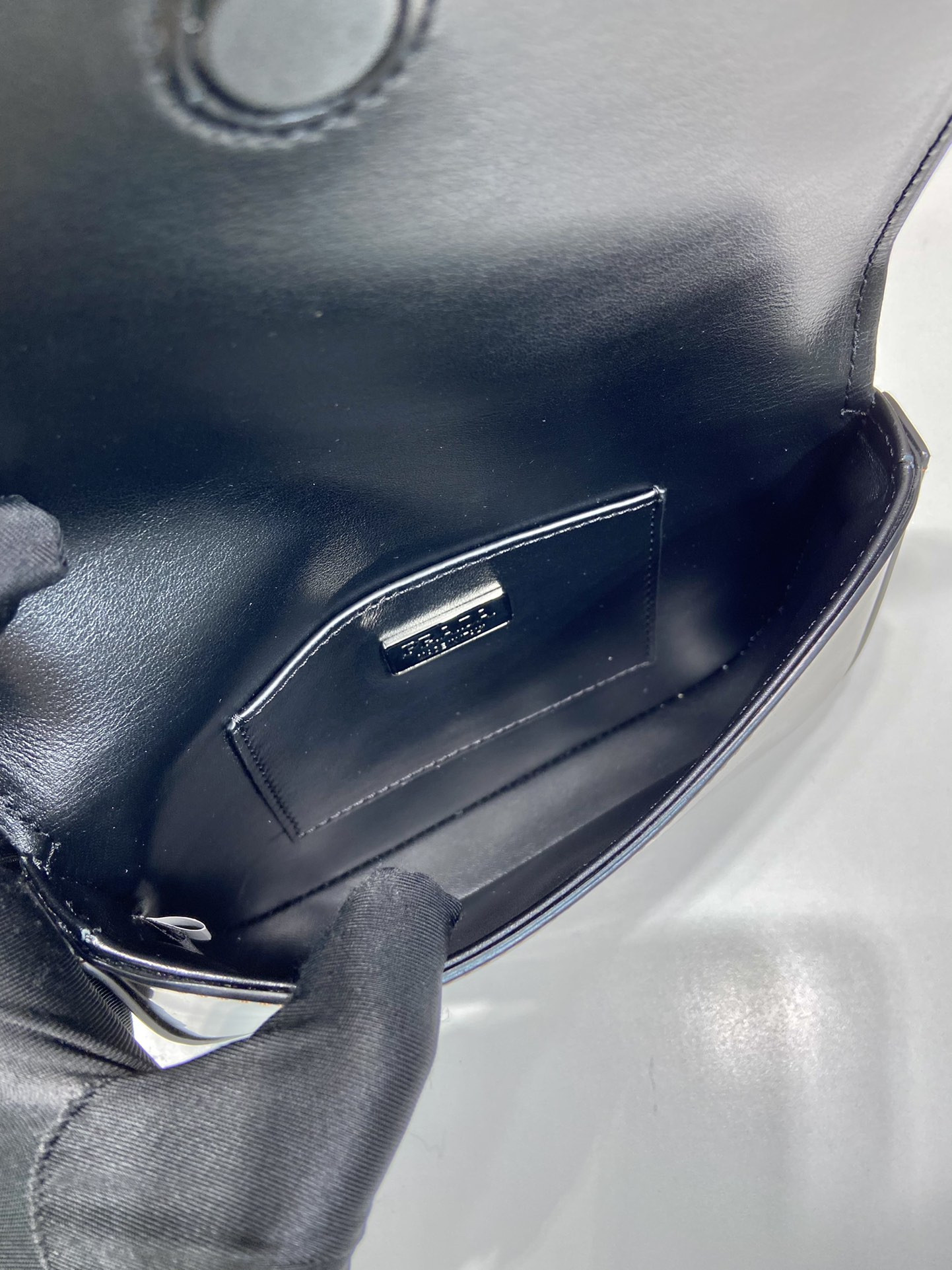 Prada Brushed Leather Mini-bag With Shoulder Strap Bag