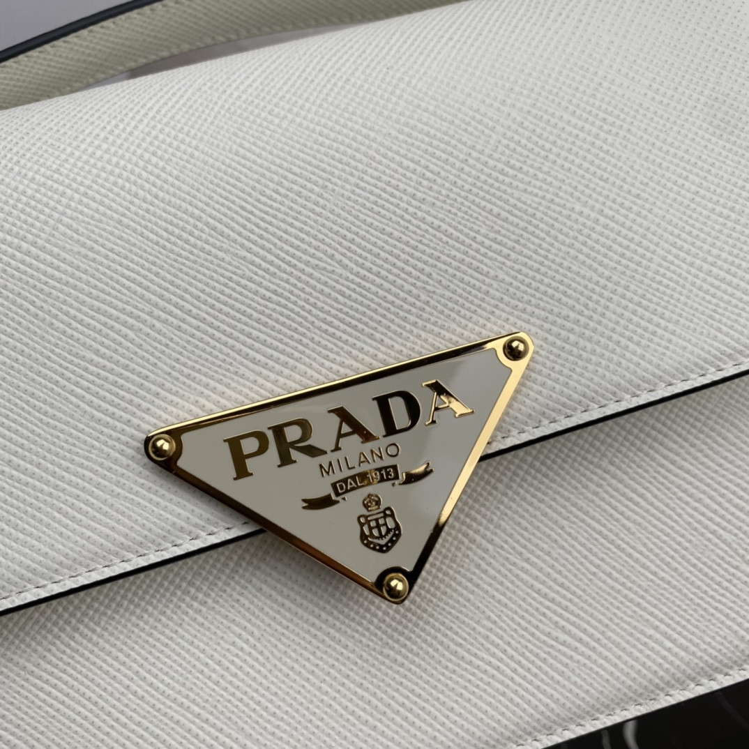 Prada Emblème Saffiano Shoulder Bag