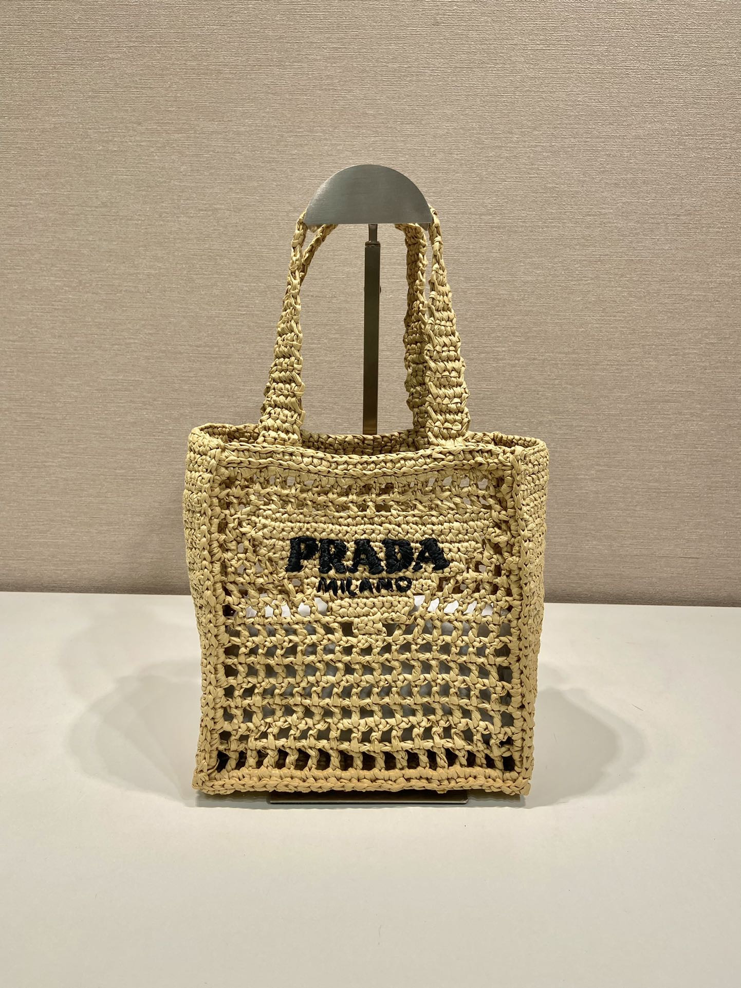 Prada Crochet Tote Bag