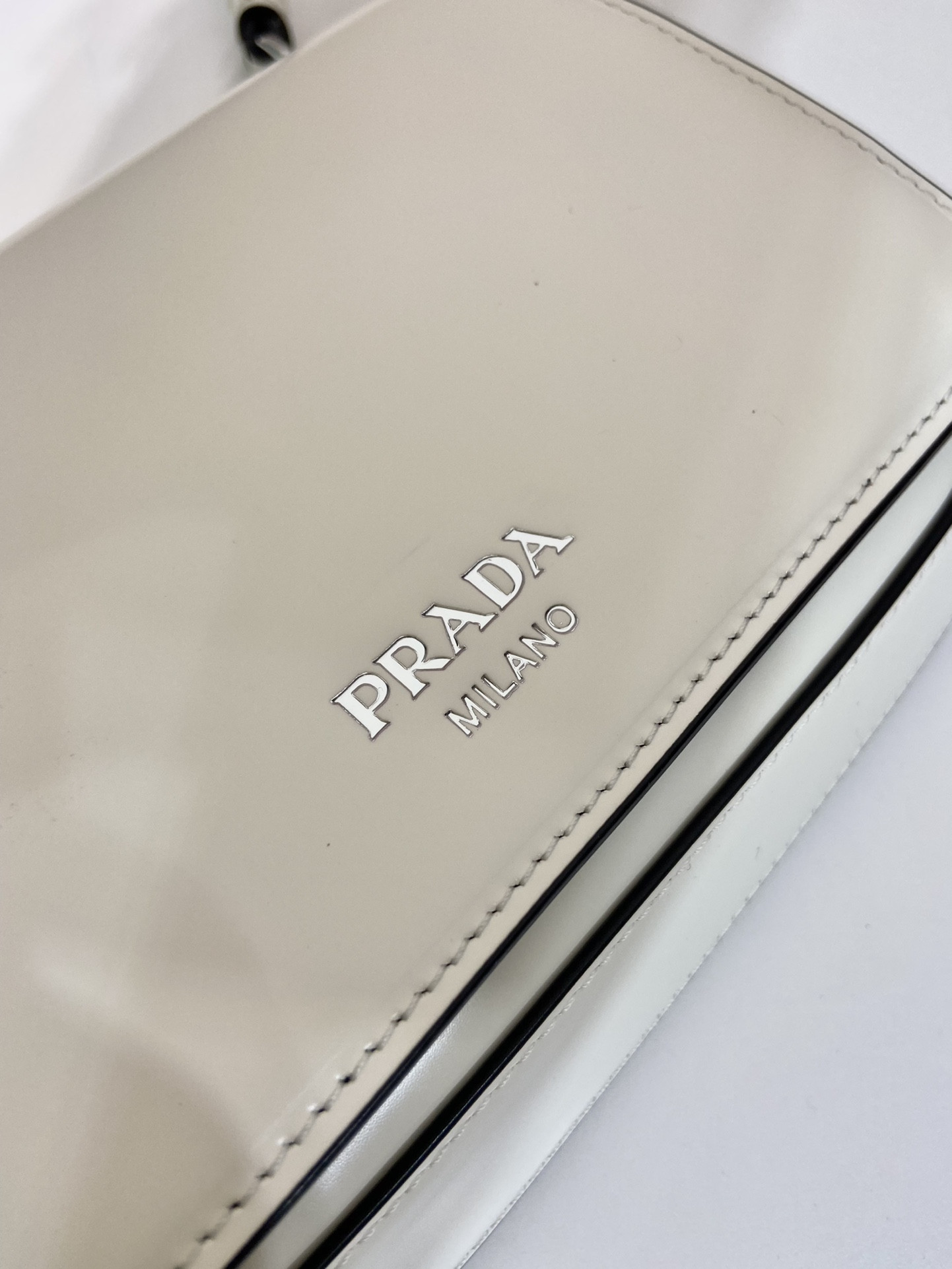 Prada Brushed Leather Mini-bag With Shoulder Strap Bag