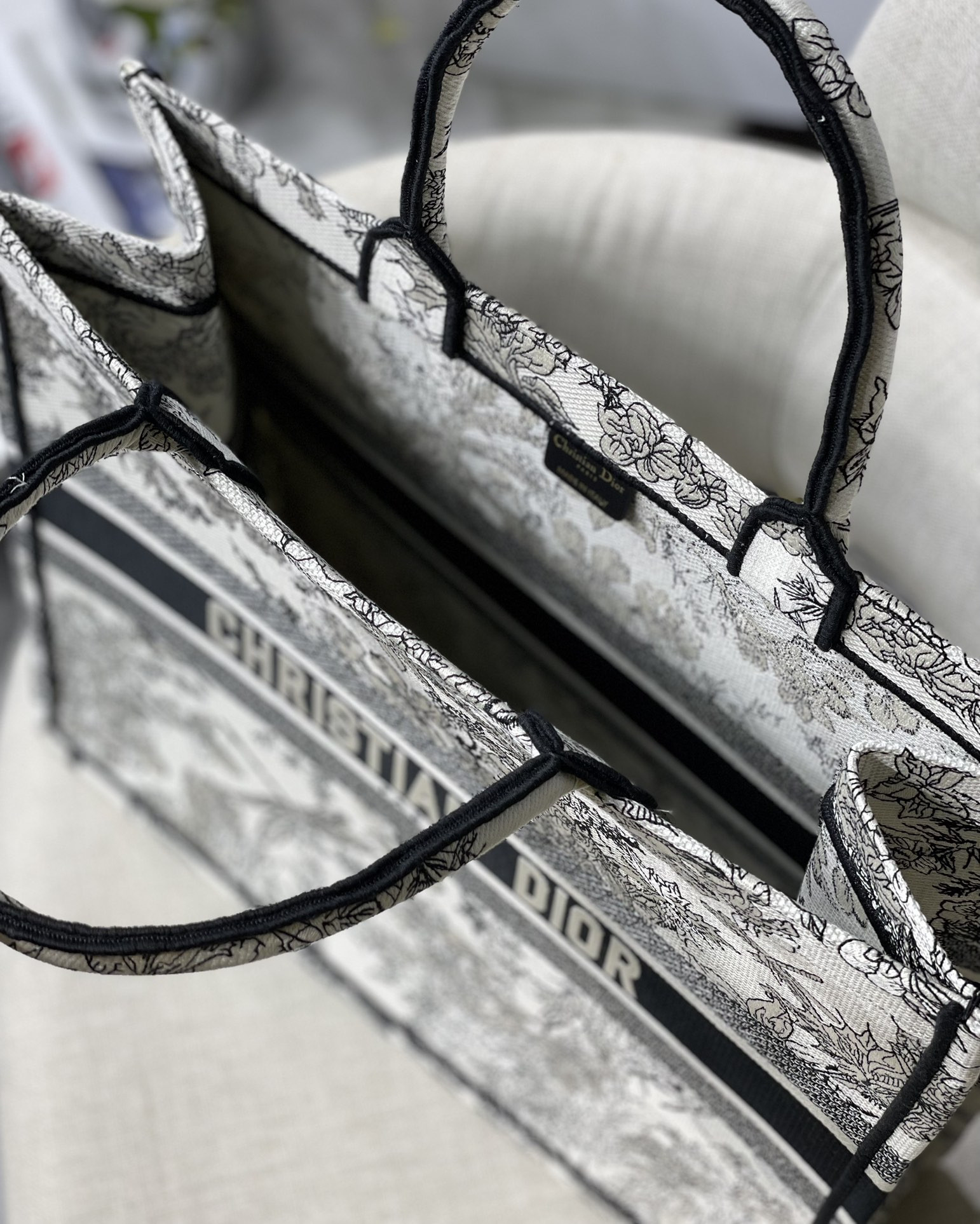 Large Dior Book Tote