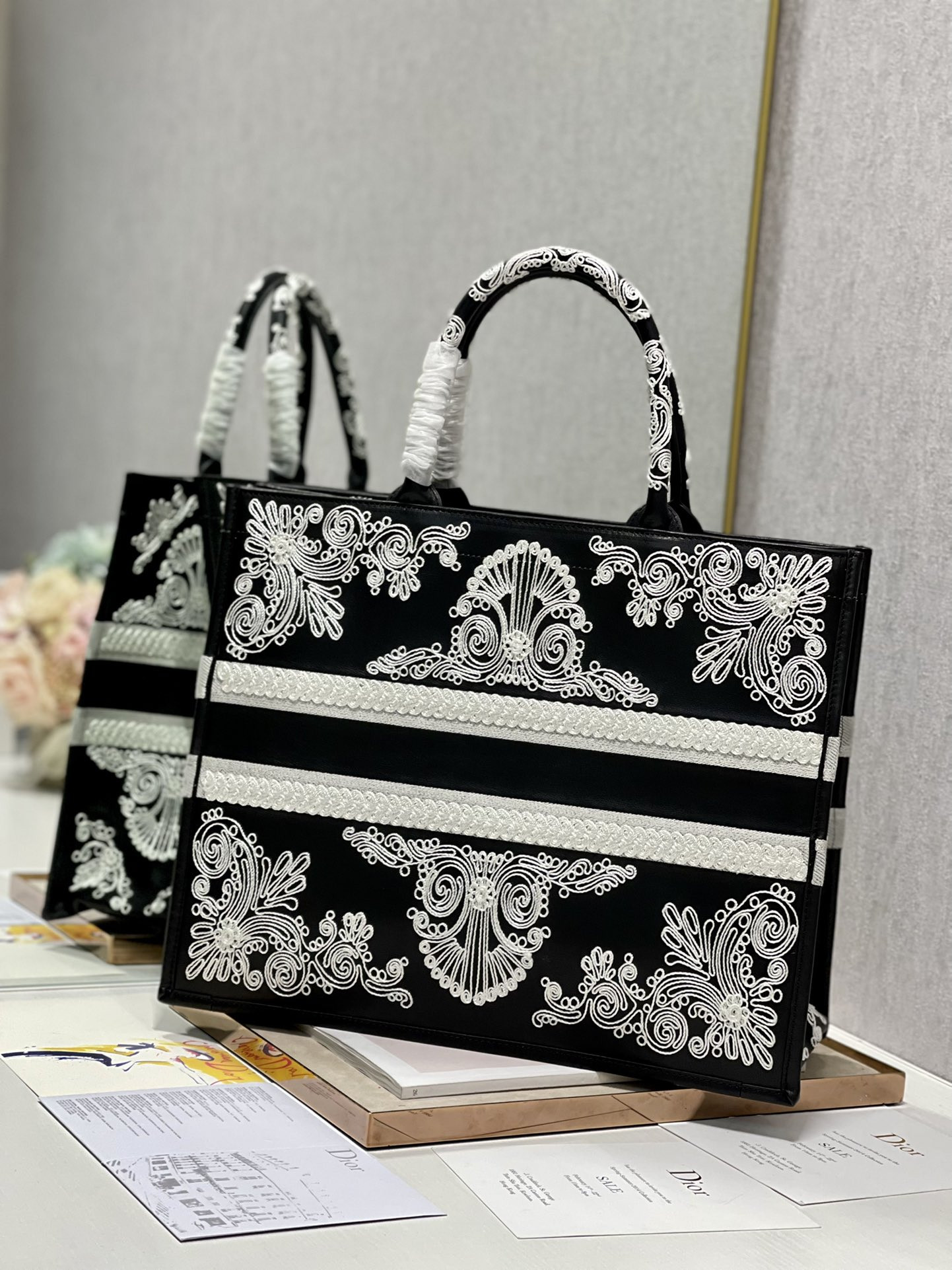 Large Dior Book Tote