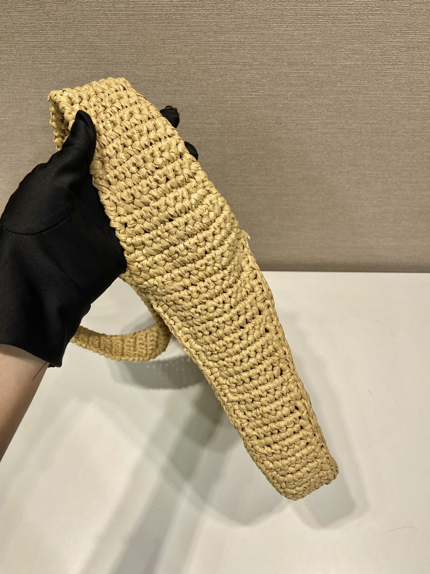 Prada Straw Shoulder Bag