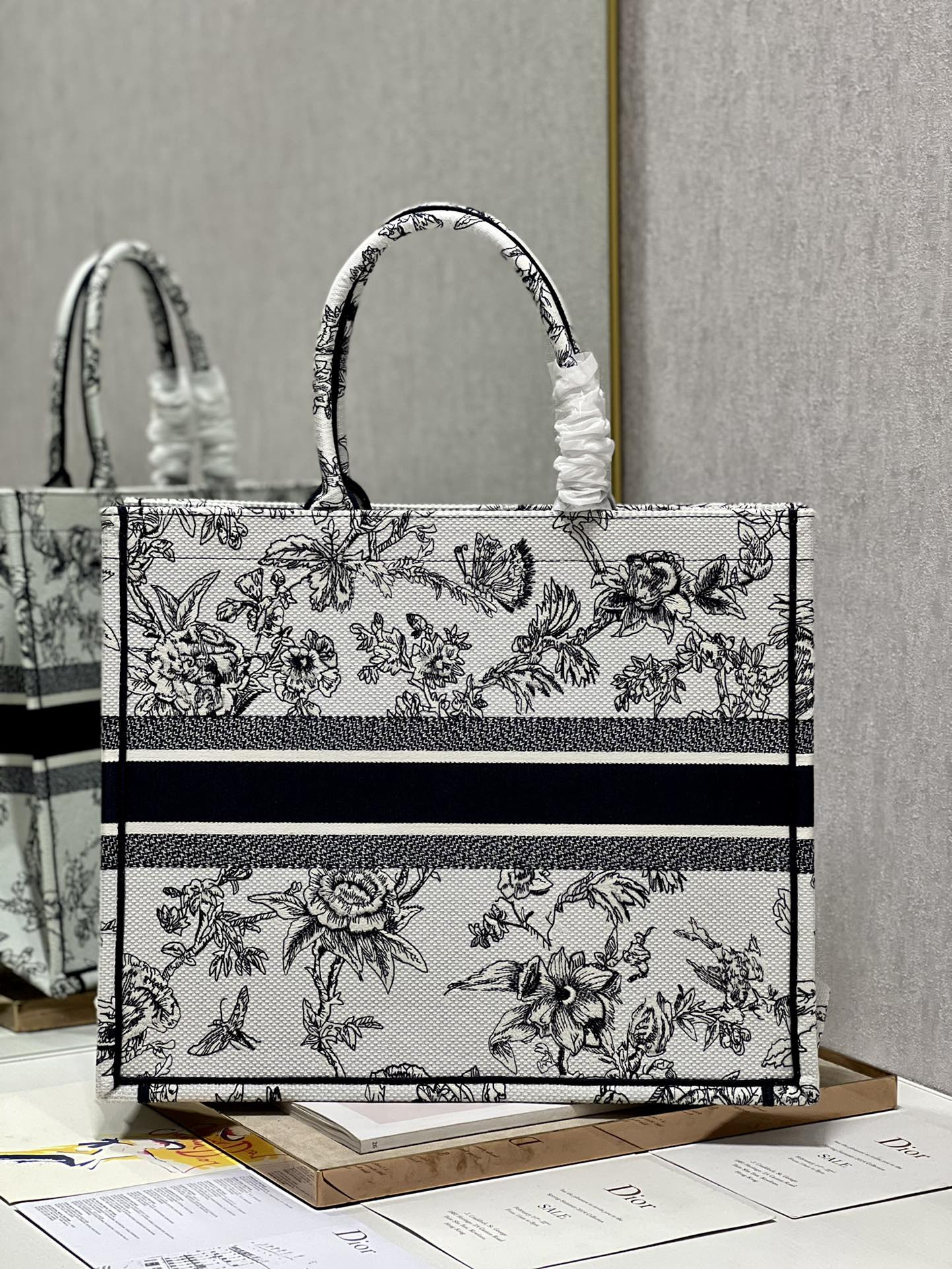 Large Dior Book Tote