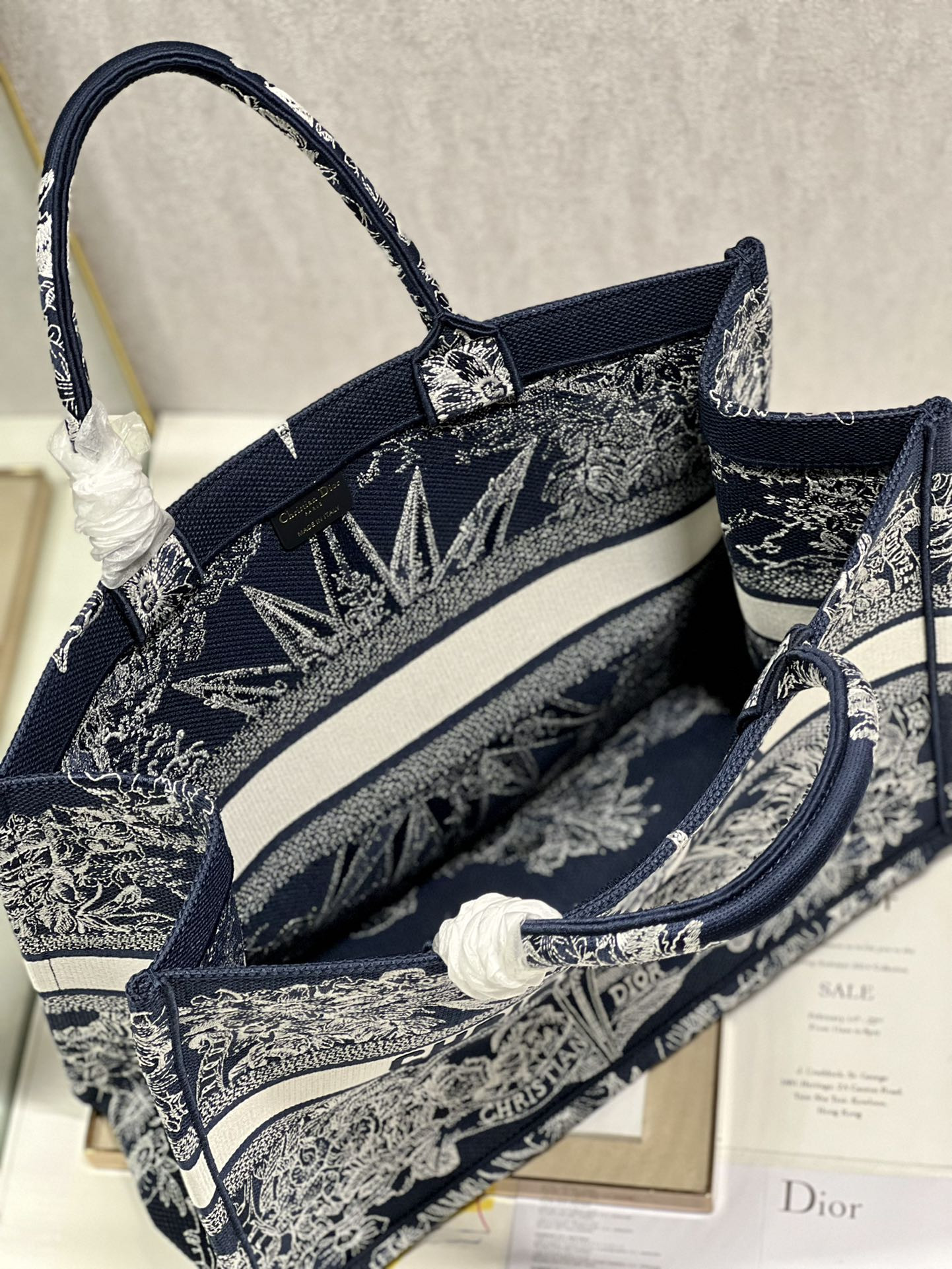 Large Dior Book Tote