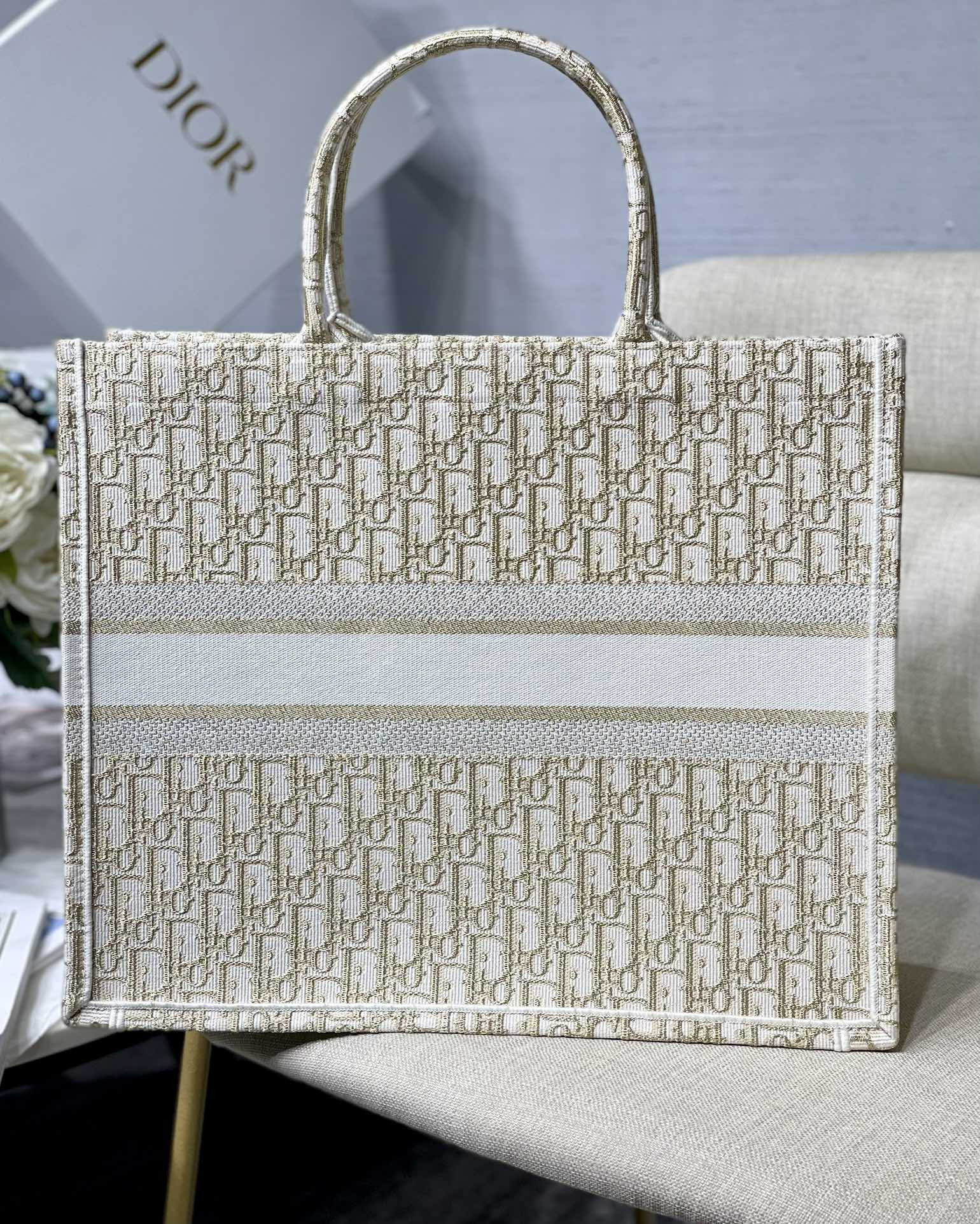 Large Dior Book Tote