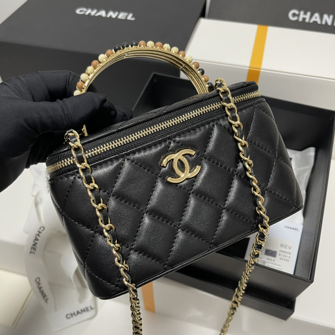 Chanel Wooden Bead Handle Bag