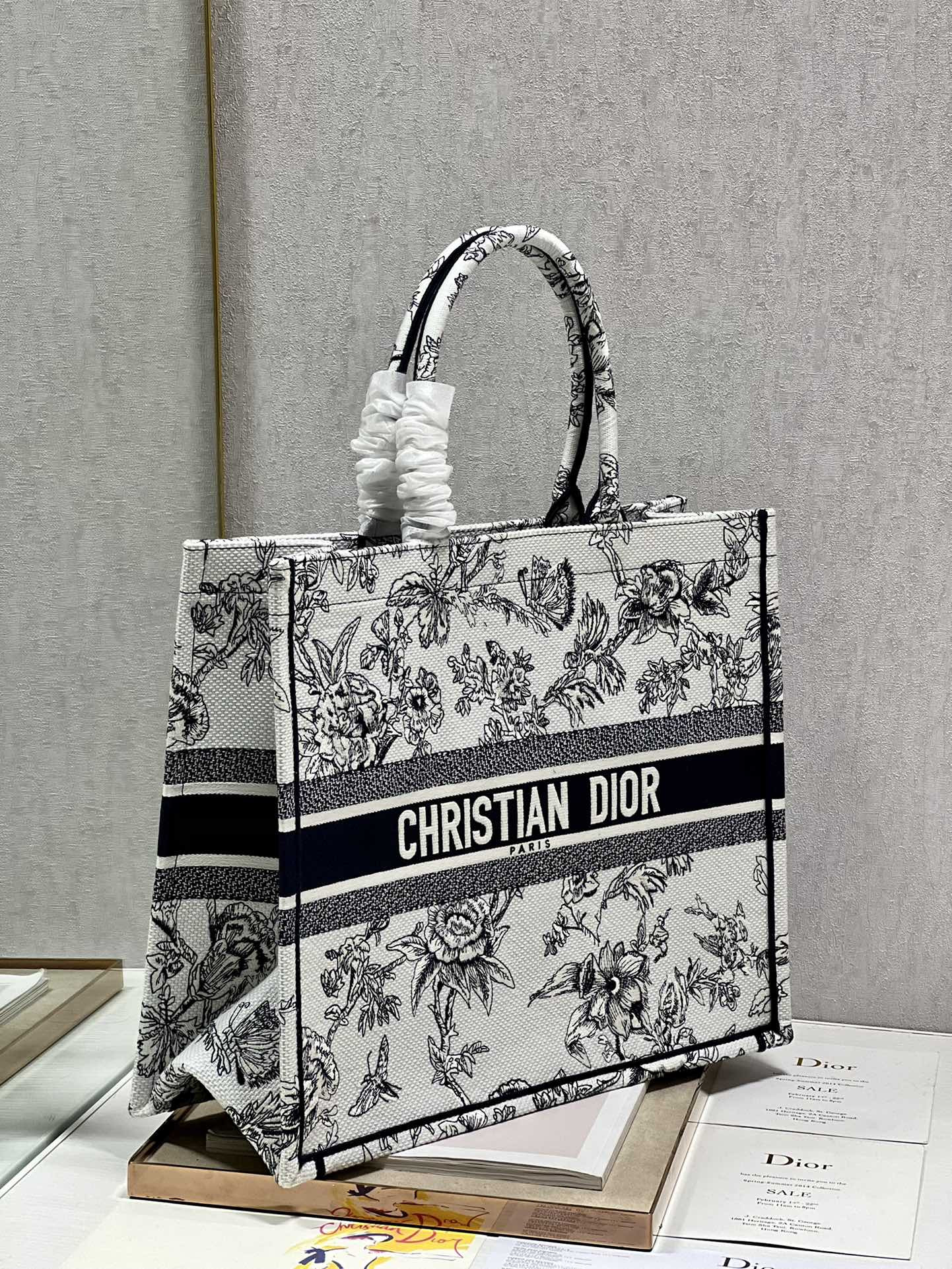Large Dior Book Tote