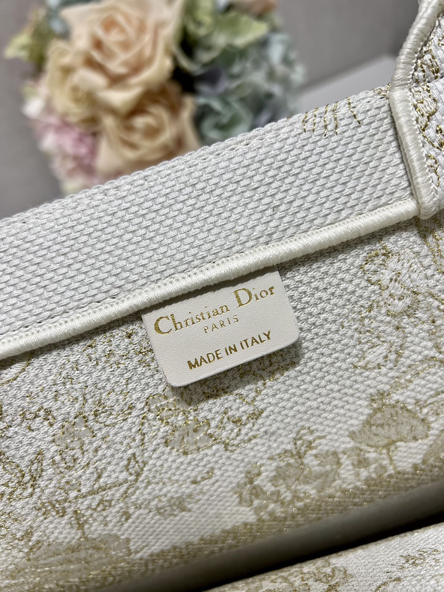 Large Dior Book Tote