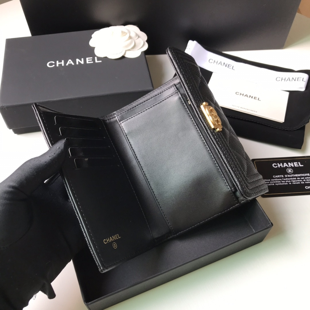 Chanle Flap Wallet