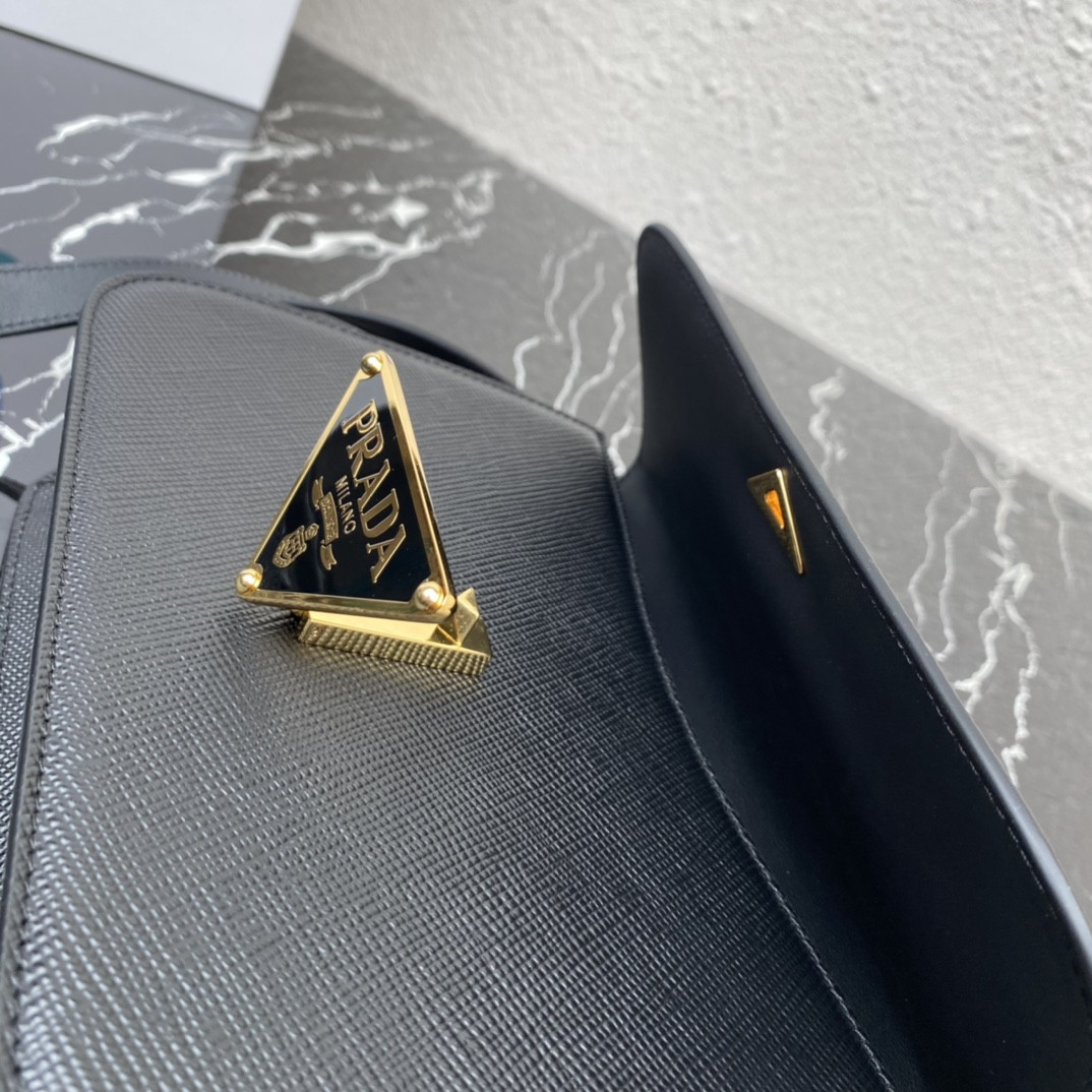 Prada Emblème Saffiano Shoulder Bag