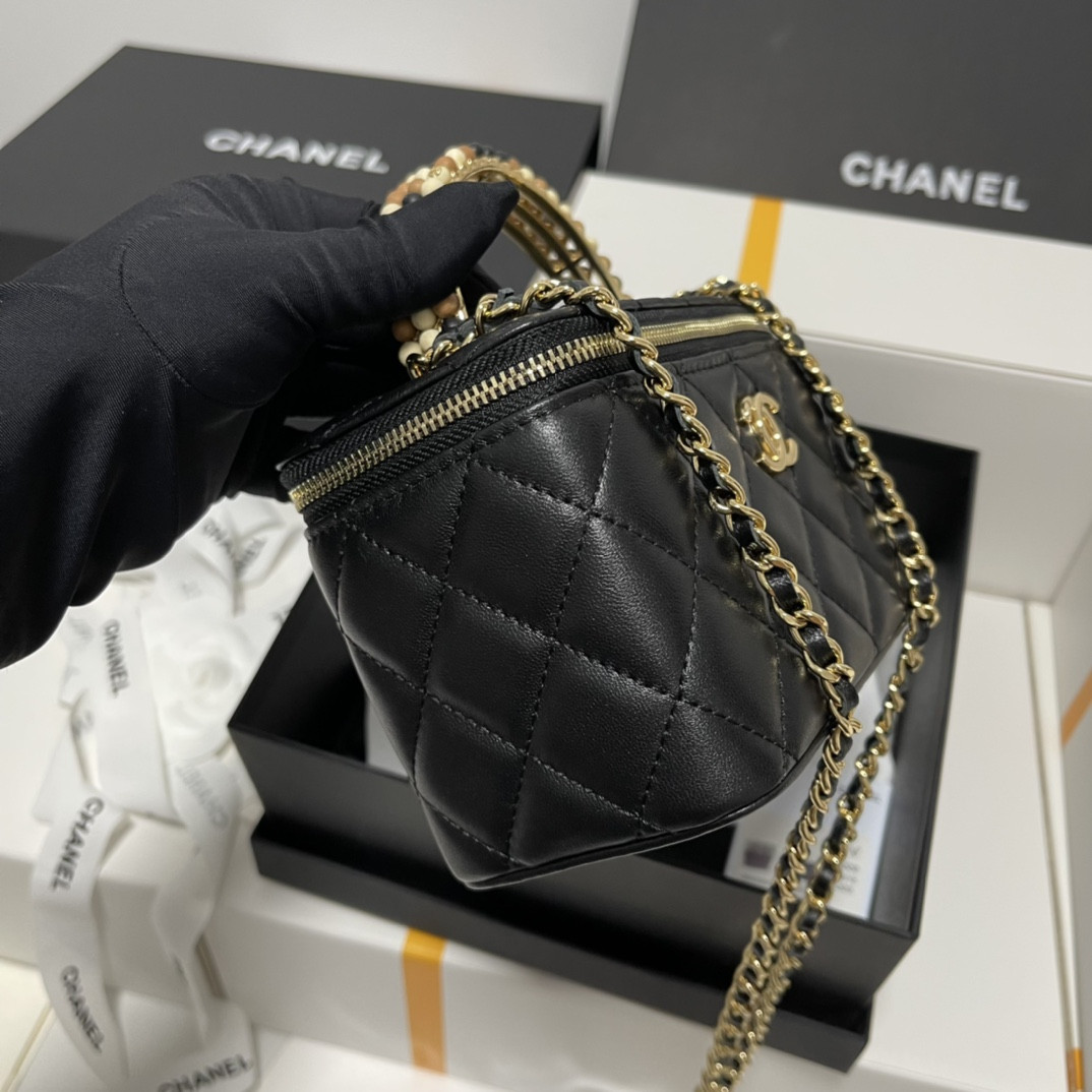 Chanel Wooden Bead Handle Bag