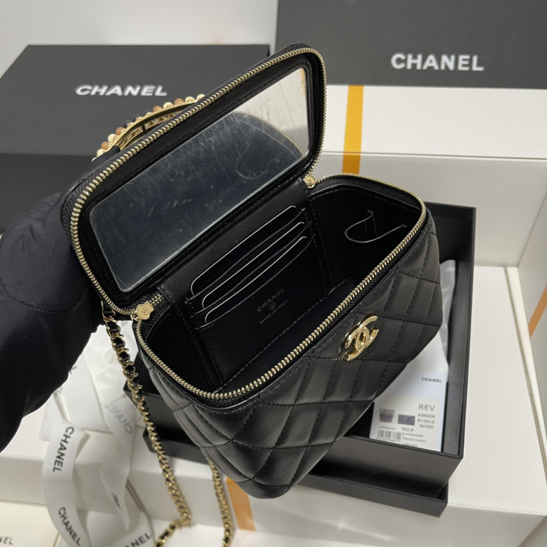 Chanel Wooden Bead Handle Bag