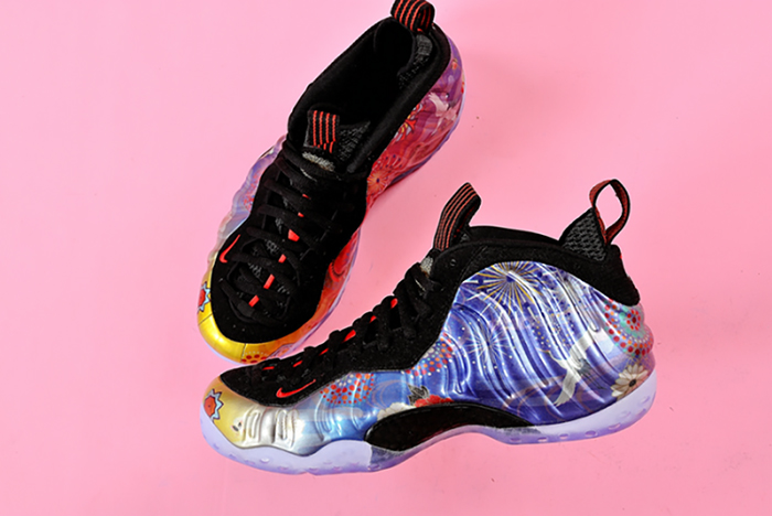 NIKE AIR FOAMPOSITE ONE LNY QS "LUNAR NEW YEAR 2018" AO7541-006