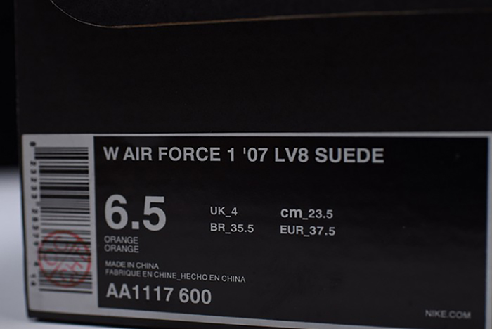 Nike  Air Force 1 07 Suede Women Lifestyle Shoe Pink AA1117-601