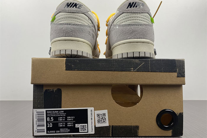 Off-White x Nike SB Dunk Low "The 50" .39-of50 DJ0950-109