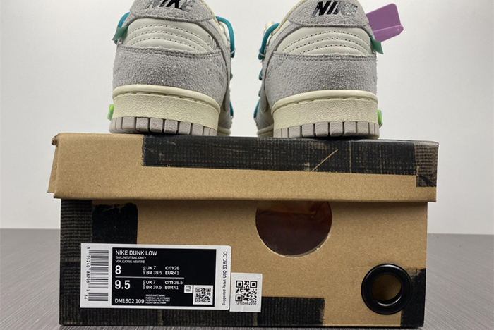 Nike SB Dunk OFF-WHITE 36of50 1-5 DJ0950 107