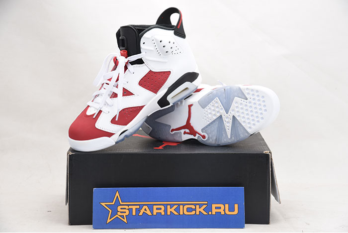 Air Jordan 6 VI Retro Carmine White Carmine Black 384664 160