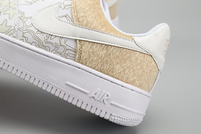 NIKE AIR FORCE 1’07 LV8 SUEDE WHITE A09281-100