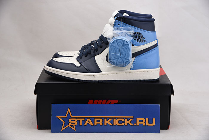 AIR JORDAN 1 OBSIDIAN UNIVERSITY BLUE 555088-140