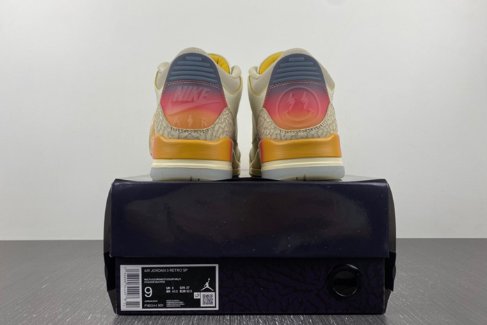J Balvin x Air Jordan 3  FN0344-901