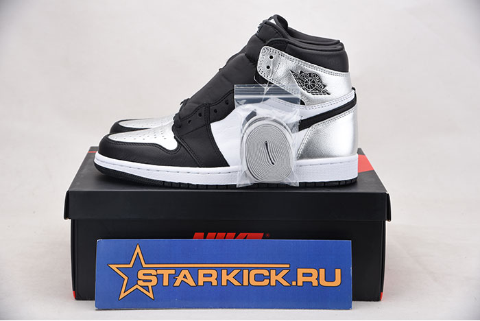 Air Jordan 1 High OG Silver Toe CD0461 001