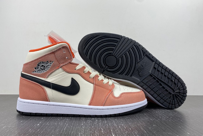 Air Jordan 1 Mid GS “Orange Suede”  DV1336-800