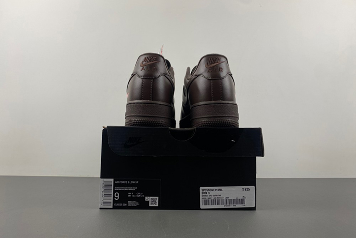 Supreme x Nike Air Force 1 Low “Baroque Brown”  CU9225-200