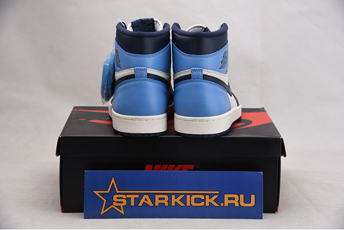 AIR JORDAN 1 OBSIDIAN UNIVERSITY BLUE 555088-140