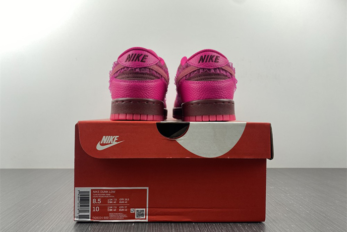 Nike Spruces Up Its Dunk Low "Team Red/Pink DQ9324-600