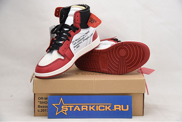 Off-White Air Jordan 1 Retro Chicago The Ten AA3834-101