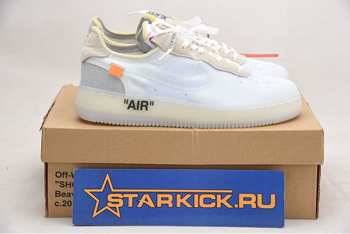 NIKE AIR FORCE 1 LOW OFF-WHITE All White AO4606-100