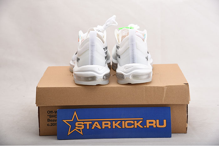 Off White X Air Max 97 The Ten White Cone Ice Blue AJ4585-100