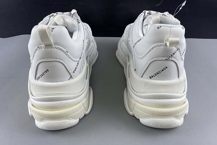 BALENCIAGA TRIPLE S TRAINERS WHITE LETTERS 541624 W09O1 8013