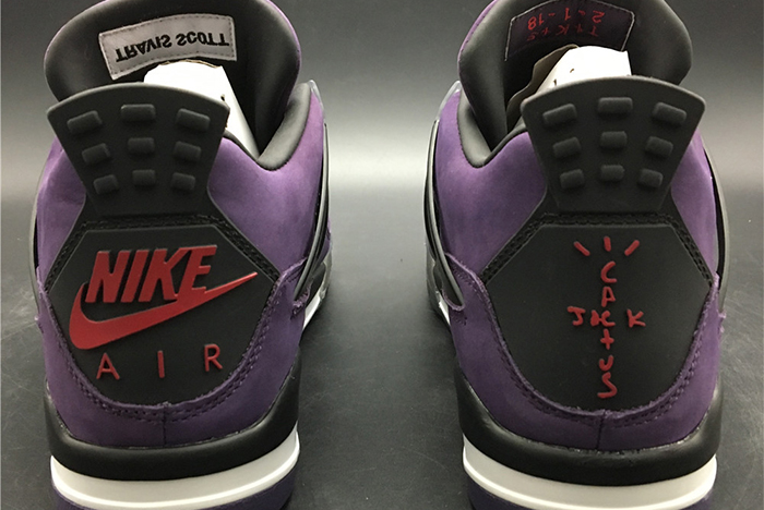 AIR JORDAN 4 RETRO PURPLE DYNASTY/VAR RED-BLACK