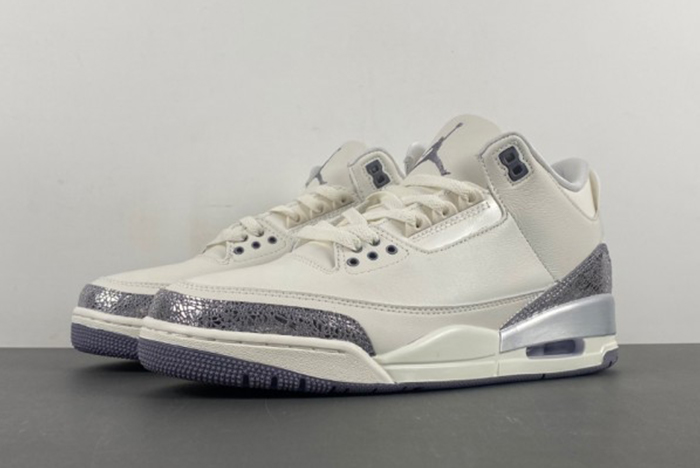 Air Jordan 3 “Sail/Metallic Silver” CK9246-100