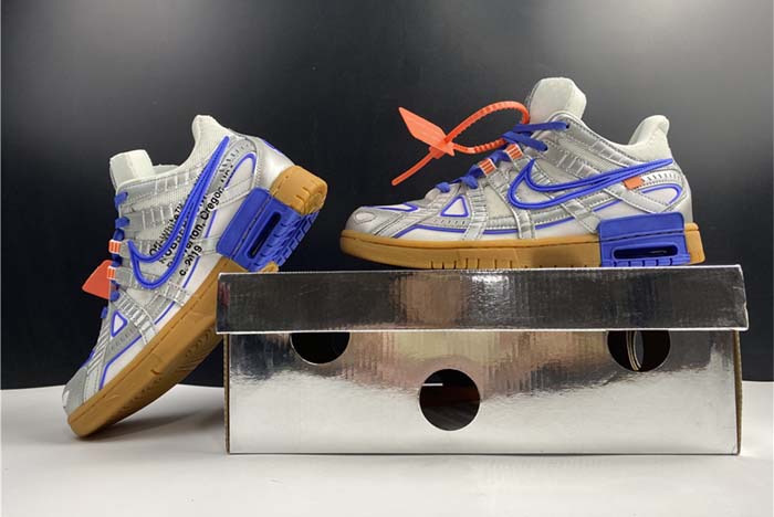 OFF-WHITE x Nike Air Rubber Dunk “University Blue” CU6015-700