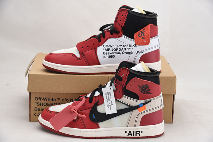 Off-White Air Jordan 1 Retro Chicago The Ten AA3834-101