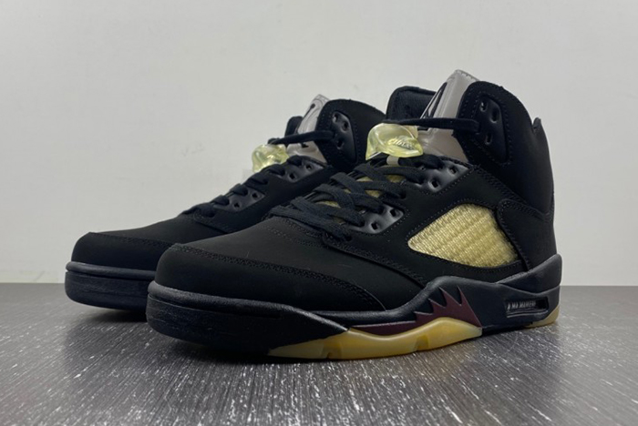 Maniére x Air Jordan 5 “Black”  FD1330-001