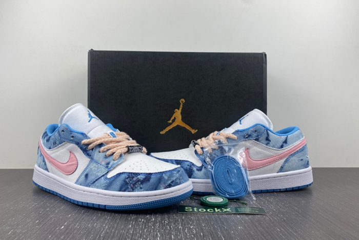 Air Jordan 1 Low Washed Denim  DM8947 100