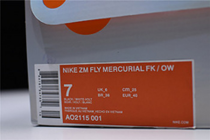 Nike x Off-White Zoom Fly Mercurial Flyknit Black mens AO2115-001