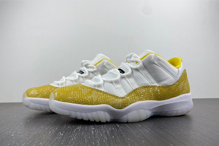 Air Jordan 11 Low WMNS “Yellow Snakeskin”  AH7860-107
