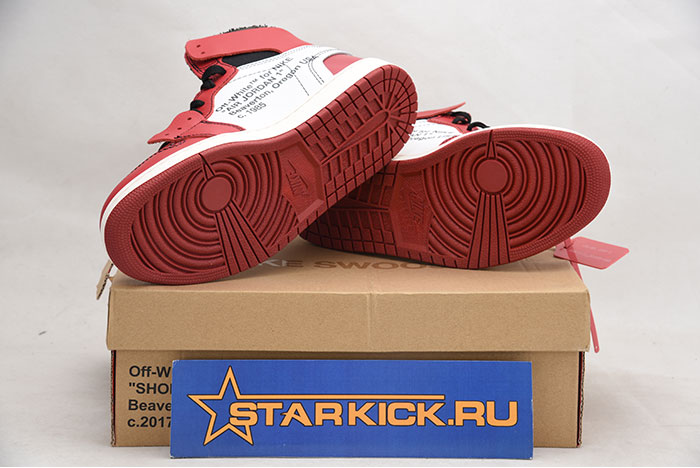 Off-White Air Jordan 1 Retro Chicago The Ten AA3834-101