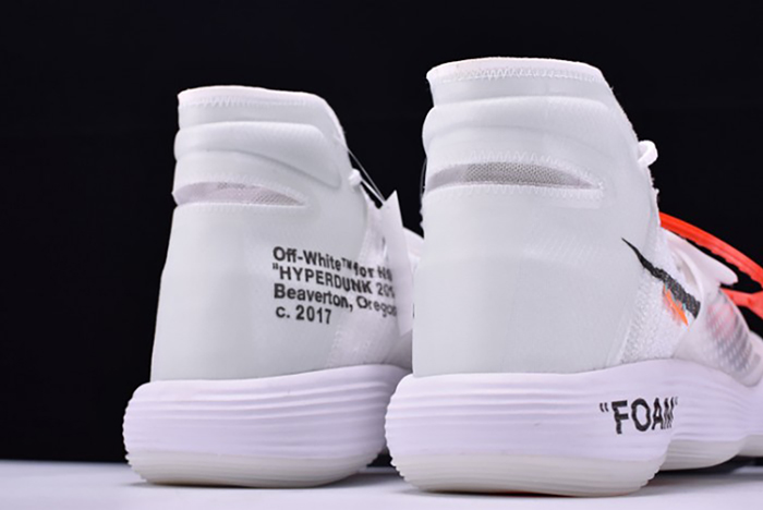 OFF-WHITE x Nike Hyperdunk 2017 FK THE TEN 10 Virgil Abloh  MENS AJ4578-100