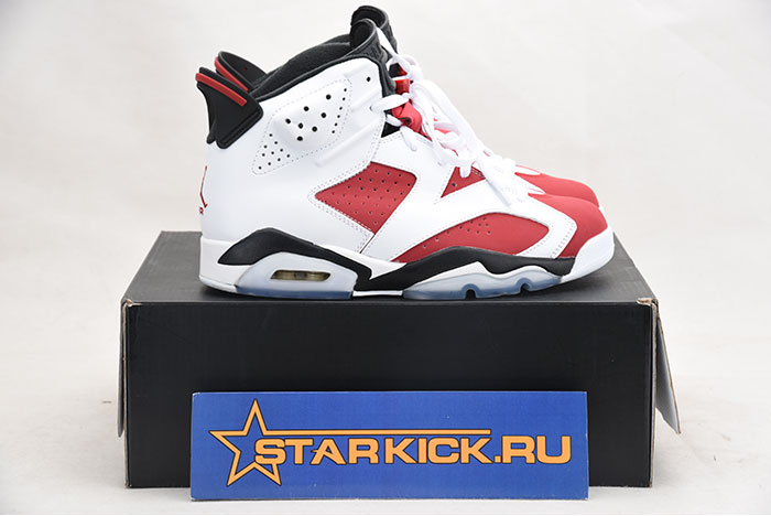 Air Jordan 6 VI Retro Carmine White Carmine Black 384664 160
