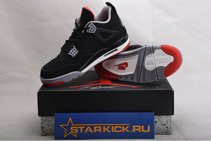 Jordan 4 Bred/ Black Cement (2019) - 308497-060