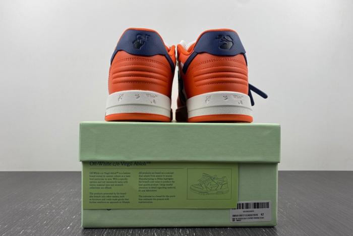 OFF-WHITE white orange dark blue